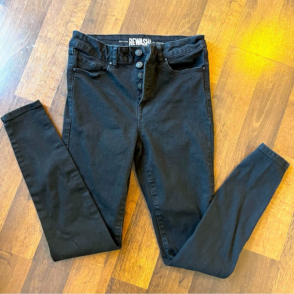 Black skinny Rewash jeans size 5/27